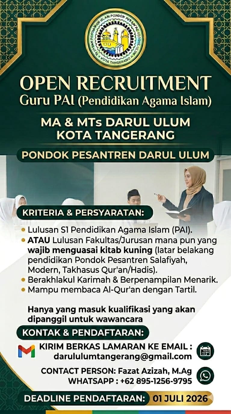 REKRUTMEN GURU PAI